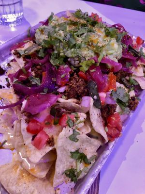 Loaded nachos   at Club Mexicana - Soho in London