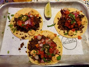 Chipotle tacos at Club Mexicana - Soho in London
