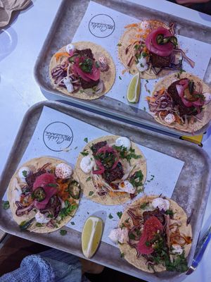 BBQ rib tacos! at Club Mexicana - Soho in London