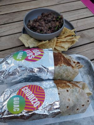 Burritos and beans at Club Mexicana - Soho in London