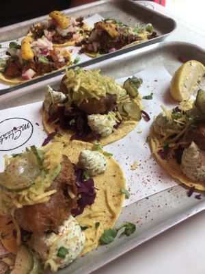 Fish tacos!  at Club Mexicana - Soho in London