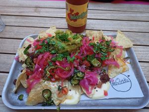 Fully loaded nachos at Club Mexicana - Soho in London