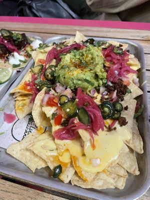 Loaded nachos  at Club Mexicana - Soho in London