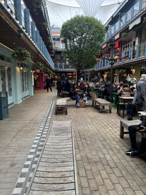 Courtyard   at Club Mexicana - Soho in London