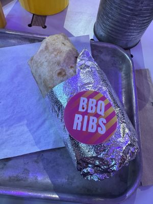 Ribs burrito   at Club Mexicana - Soho in London