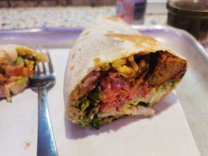 BBQ short 'rib' burrito. Highly recommend. at Club Mexicana - Soho in London