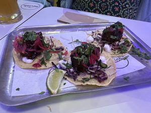 Ribs tacos  at Club Mexicana - Soho in London