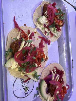 Fried chikn  at Club Mexicana - Soho in London