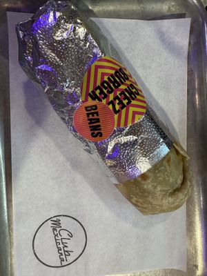Cheezeburger Burritoos  at Club Mexicana - Soho in London