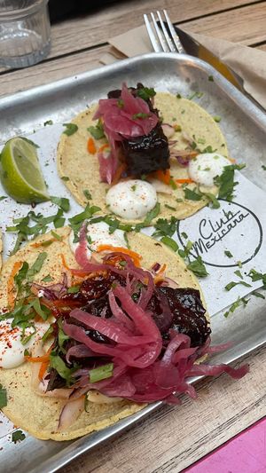 Bbq tacos at Club Mexicana - Soho in London