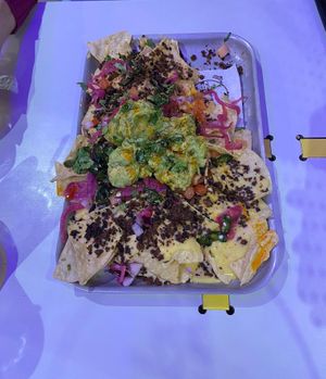 Fully loaded nachos at Club Mexicana - Soho in London