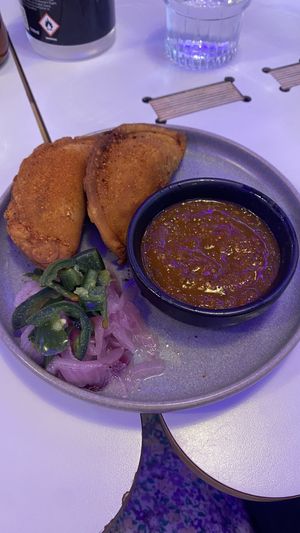 Appetizer - empanadas  at Club Mexicana - Soho in London