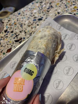 bbq burrito  at Club Mexicana - Soho in London