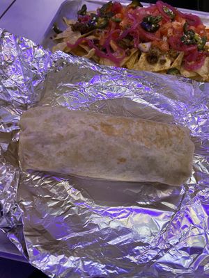 Chick’n & avocado burrito at Club Mexicana - Soho in London