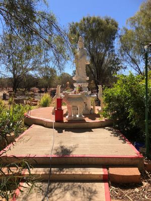 The location has its own shrine too!  at Tinh & Lan Alice Vietnamese in Connellan