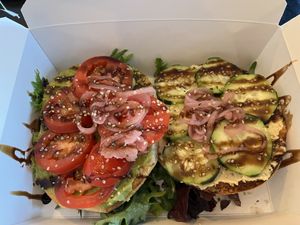 Hipster Bagel   at Ultralife Cafe in Newport