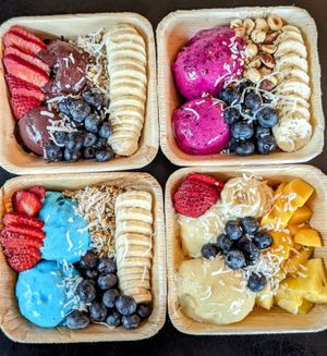 Acai Bowls at Ultralife Cafe in Newport