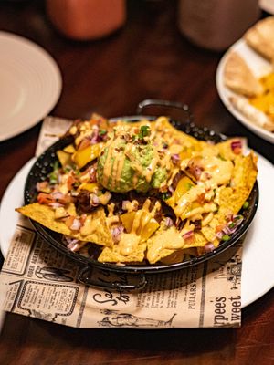 Nachos  at Verde Amore in Barcelona