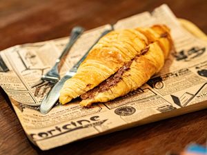 Croissant vegano  at Verde Amore in Barcelona