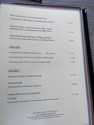 Vegan burger   at Rathausbräu in Michelstadt
