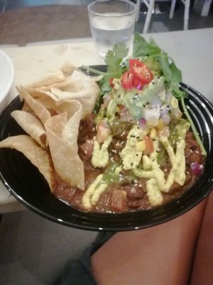 Burrito bowl at Ebb and Flow Darwin in Larrakeyah