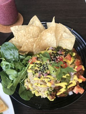 Burrito Bowl at Ebb and Flow Darwin in Larrakeyah