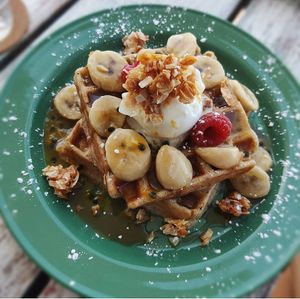 Waffles!  at Ebb and Flow Darwin in Larrakeyah