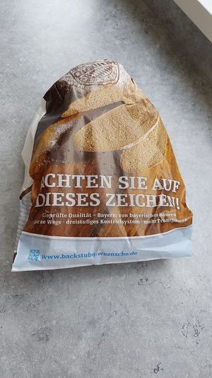 Bought a sliced Toscana-Bread. at Backstube Wünsche in Au In Der Hallertau