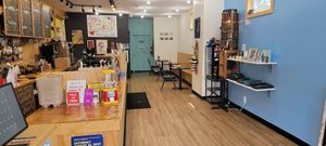 Coffee bar at Community Grounds in Columbus