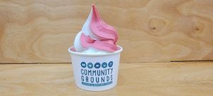 Oat soft serve at Community Grounds in Columbus
