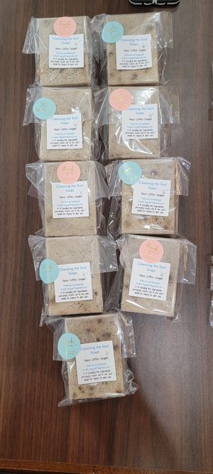 Vegan soap at Community Grounds in Columbus