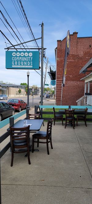 Patio at Community Grounds in Columbus