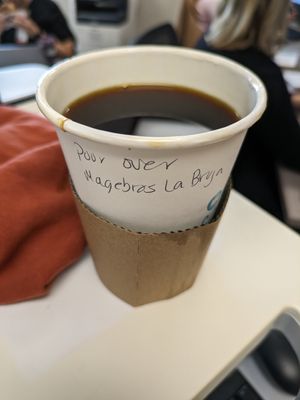 Pour over coffee at Community Grounds in Columbus