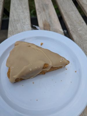 Maple pumpkin scone at Community Grounds in Columbus