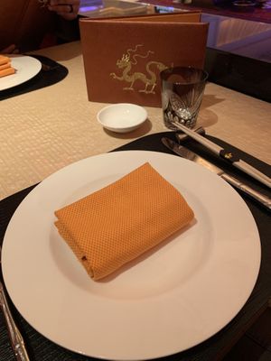 Beautiful table set up  at Wynn Hotel - Wazuzu in Las Vegas