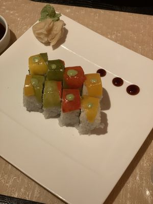 Yummy Vegan sushi  at Wynn Hotel - Wazuzu in Las Vegas