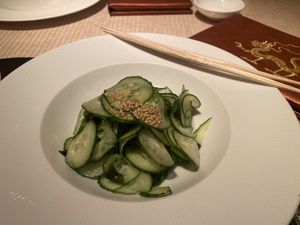 Cucumber salad   at Wynn Hotel - Wazuzu in Las Vegas