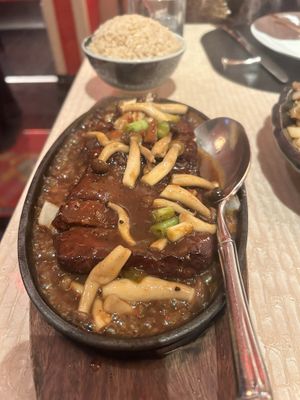 Black pepper steak  #Veganuary at Wynn Hotel - Wazuzu in Las Vegas