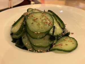 Cucumber salad   at Wynn Hotel - Wazuzu in Las Vegas