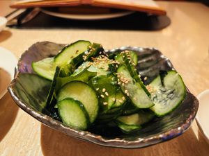 Cucumber salad   at Wynn Hotel - Wazuzu in Las Vegas