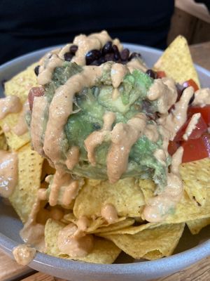 Nachos at The Plant Bar Vegan Cafe in Barnstaple