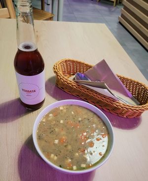 Grochówka soup at Van Groch in Krakow