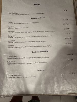   at Van Groch in Krakow