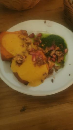 Sweet potatoe at Cafe Pilz in Berlin