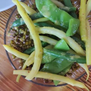 Bohnensalat at Cafe Pilz in Berlin