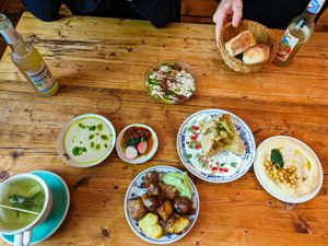 Several tapas at Cafe Pilz at Cafe Pilz in Berlin