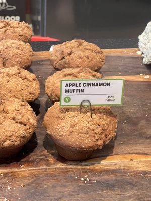 Apple cinnamon muffin   at Gregory's Coffee - Connecticut Ave in Washington