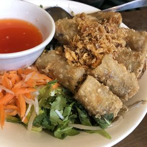 Spring roll noodles   at House of Pho in Lincoln