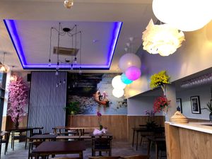 Inside of restaurant at House of Pho in Lincoln