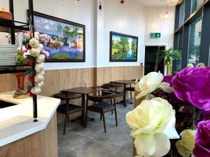 Inside of restaurant at House of Pho in Lincoln